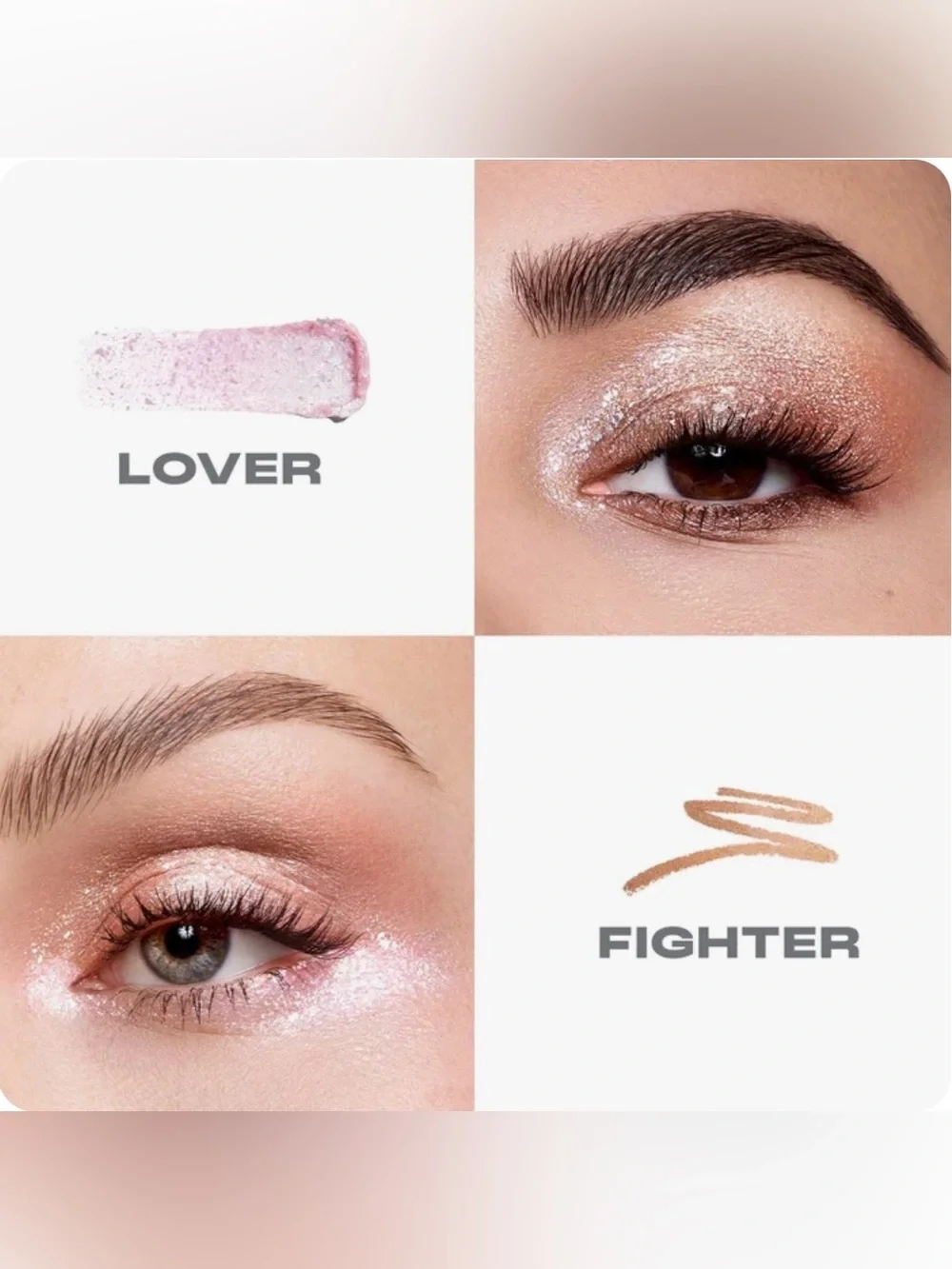 Morphe Mixed Signals Dual-Ended Eyeshadow Stick – Lover/Fighter